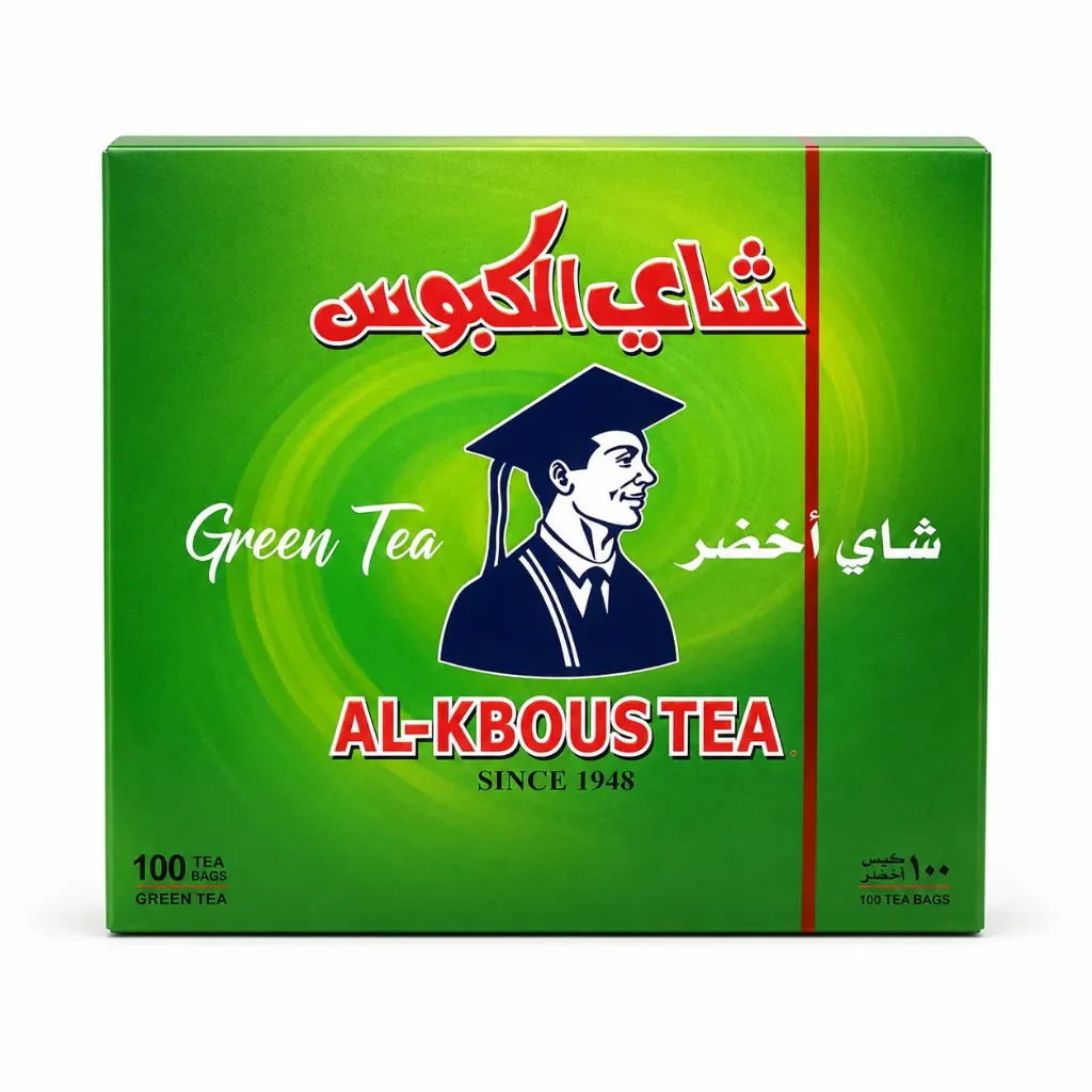 Al-Kbous Green Tea 24X100 Tea